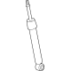 Toyota 48530-80900 Strut, Rear Passenger Side