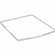 Toyota 68131-20681 Glass, Rear
