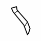 Toyota 65601-0C040 Skirt, Rear Passenger Side