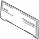 Toyota 64271-0C010-B4 Back Panel, Gray