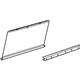 Toyota 65907-0C021-C0 Sunshade, Black, Rear Passenger Side