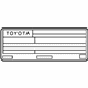 Toyota 11298-0T420 Emission Label