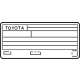 Toyota 11298-F0142 Emission Label
