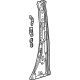 Toyota 61305-08040 Inner Center Pillar, Lower Passenger Side