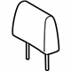 Toyota 71940-0C300-B1 Headrest, Outer, Gray, Rear