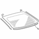 Toyota 68105-21180 Lift Gate Glass, Rear