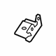 Toyota 73016-47020 Anchor Plate, Driver Side
