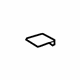 Toyota 73178-12060-B3 Center Belt Assembly Cap, Gray