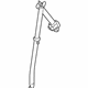 Toyota 73560-0E061-A0 Lap & Shoulder Belt, Flaxen, Rear Passenger Side