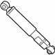 Toyota 48231-0R100 Shock Absorber, Rear