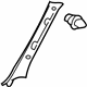 Toyota 62210-0C010-B1 Windshield Pillar Trim, Gray, Passenger Side
