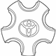 Toyota 42603-33070 Center Cap