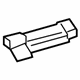 Toyota 66416-12030 Headliner Spacer, Passenger Side