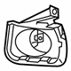 Toyota 52030-52090 Lamp Housing, Passenger Side