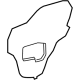 Toyota 67841-0A090 Access Cover, Passenger Side