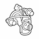 Toyota 81555-47460 Socket & Wire, Rear