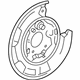 Toyota 46503-0E050 Backing Plate, Rear Passenger Side