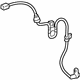 Toyota 89545-0E020 Sensor, Speed, Rear Passenger Side