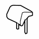 Toyota 71960-12541-B0 Headrest, Center, Rear