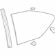 Toyota 62710-21230 Quarter Glass, Passenger Side