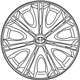 Toyota 42621-02090 Wheel Cover