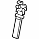 Toyota 67908-08011-B1 Pull Strap, Rear