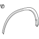 Toyota 75086-0E040 Wheel Opening Molding, Driver Side