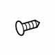 Toyota 90467-A0002-B0 Side Cover Clip, Gray