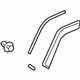 Toyota 75061-0R030 Wheel Opening Molding, Gray, Passenger Side