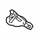 Toyota 52535-52190 Side Retainer, Passenger Side