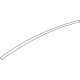 Toyota 75985-12800 Black Out Tape, Passenger Side