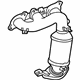 Toyota 17150-0P090 Exhaust Manifold, Driver Side