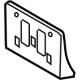 Toyota 52114-0A010 License Bracket, Front