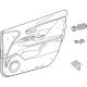 Toyota 67610-62030-C6 Door Trim Panel, Black/White, Passenger Side
