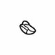 Toyota 55738-33020 Hood Stopper, Passenger Side