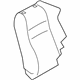 Toyota SU003-05786 Seat Back Cover, Red Stitch, Passenger Side