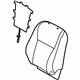 Toyota 71074-0E140-C0 Seat Back Cover, Black, Driver Side