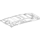 Toyota 63310-08Q30-B0 Headliner, Light Gray