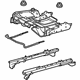 Toyota 79101-0E081 Frame Assembly, Center Passenger Side