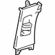 Toyota 73033-0C020-C0 Adjust Cover, Black, Passenger Side