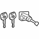 Toyota 69052-07010 Lock Cylinder, Driver Side