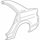 Toyota 61601-47031 Quarter Panel, Rear Passenger Side