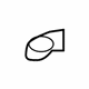 Toyota 69241-30110 Handle, Outside Pad, Front