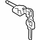 Toyota 69052-74020 Lock Cylinder, Driver Side