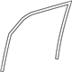 Toyota 68141-12580 Run Channel, Passenger Side