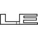 Toyota 75445-0E110 Nameplate, Rear