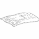 Toyota 63311-F4010-C0 Headliner, Black