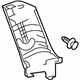 Toyota 62550-0E010-A0 Upper Quarter Trim, Flaxen, Passenger Side