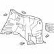 Toyota 64730-0E070-A0 Lower Quarter Trim, Flaxen, Passenger Side