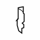 Toyota 61141-0T010 Hinge Pillar Gusset, Passenger Side